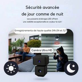SafeCam Pro™ | Sécurité totale – même sans internet ni électricité