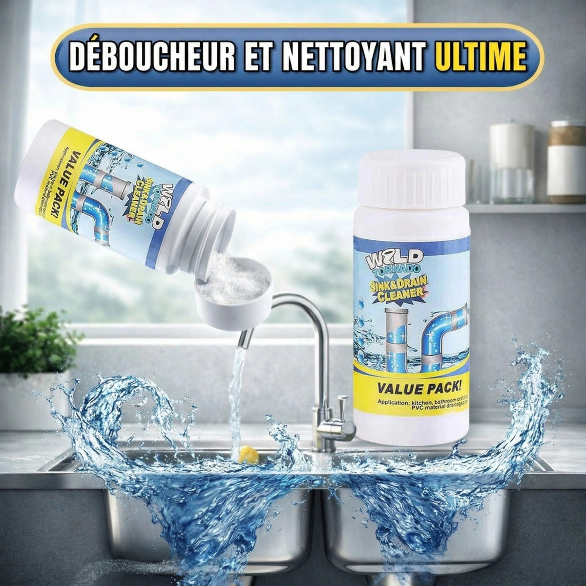 Jetta | Déboucheur Mousse Active – WildTornado™ Pro (OFFRE LIMITÉE)