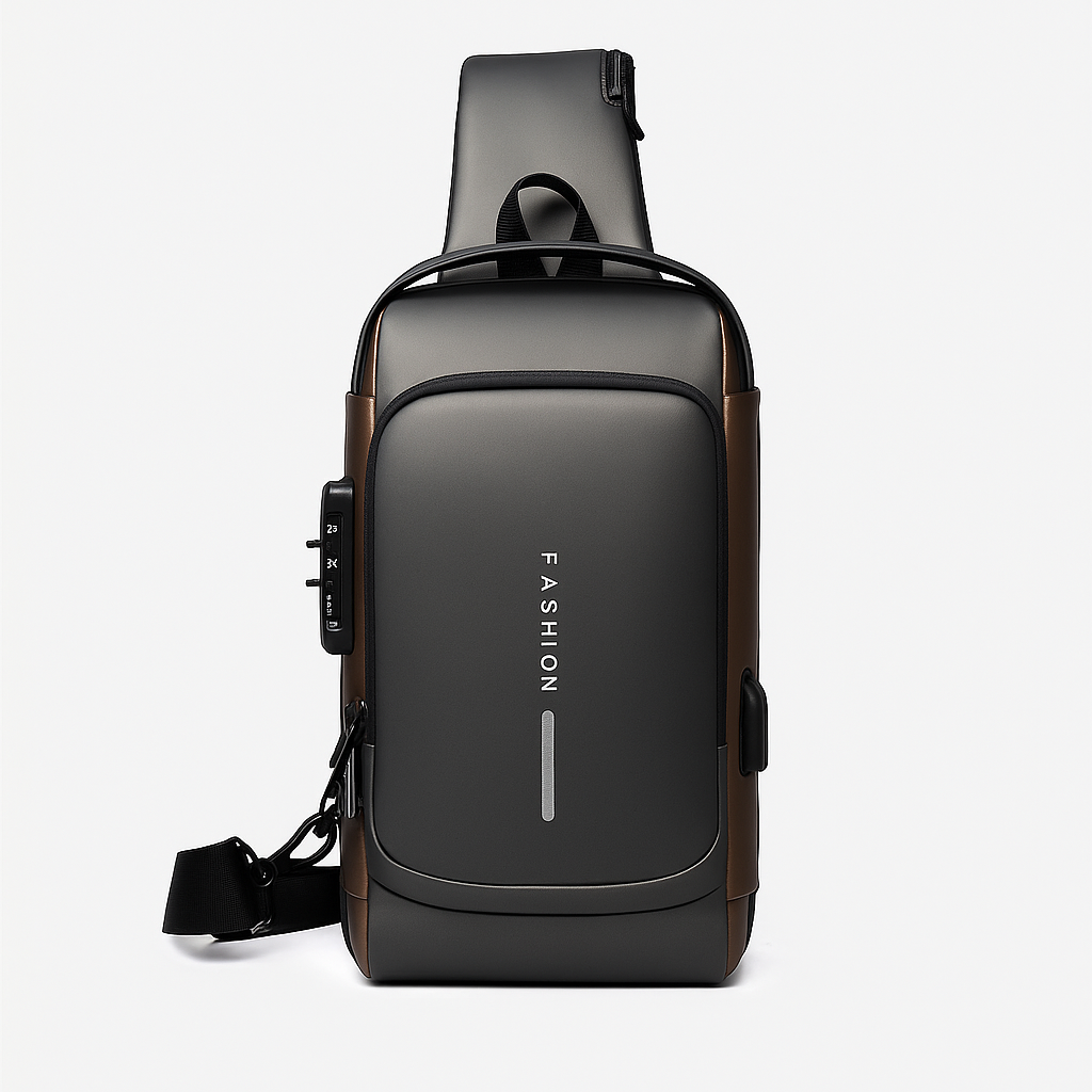 BagShoulder™ – Sac à Bandoulière Antivol avec Code et Port USB [ACHETEZ-EN 1, OBTENEZ-EN 2]