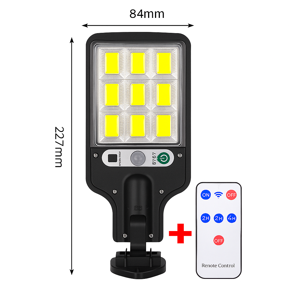 Lampe Solaire LED PowerLight™ – Éclairage Puissant et Économique