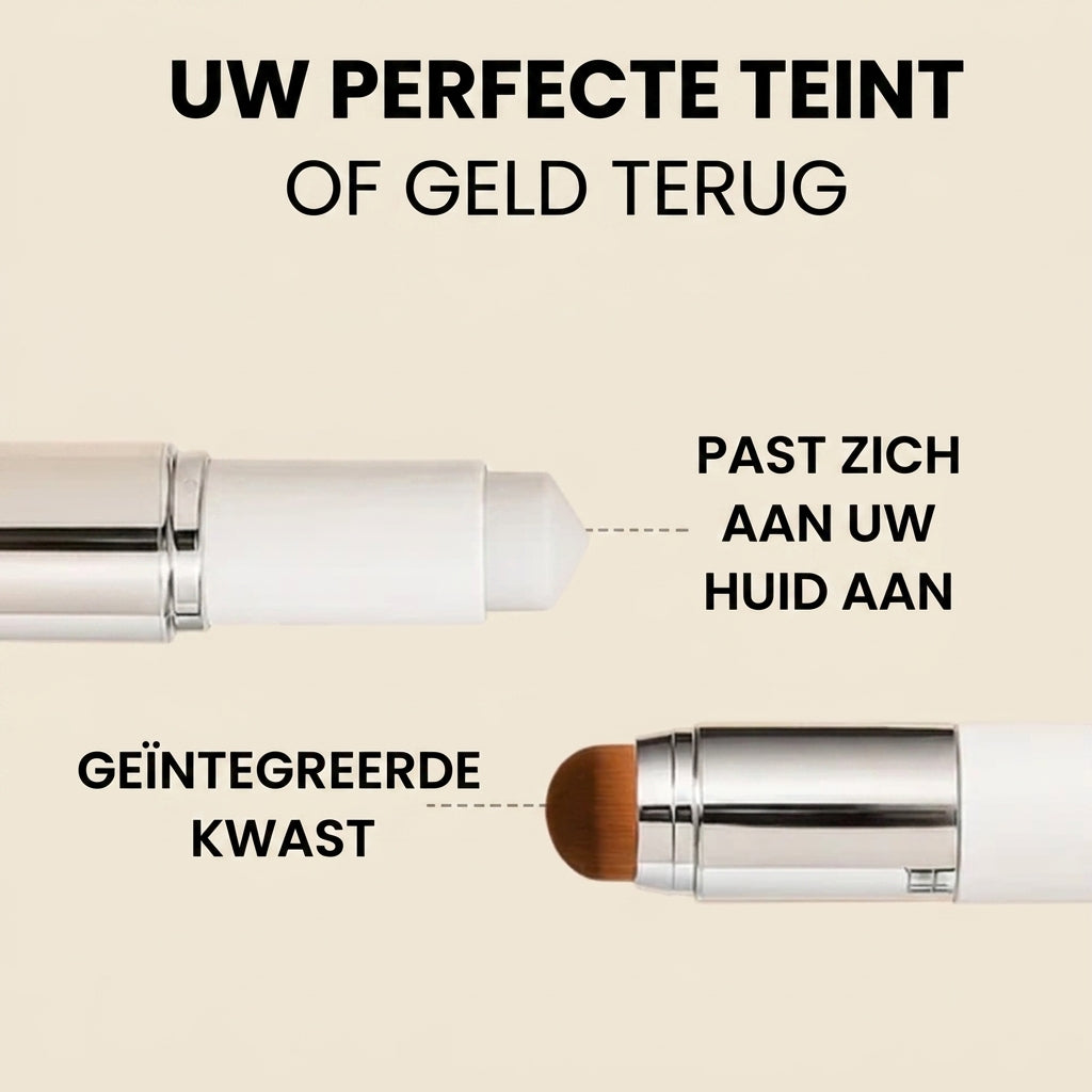 Jetta | Fond de Teint Intelligent – Pinceau Intégré & Pigments Adaptatifs – SkinMatch™