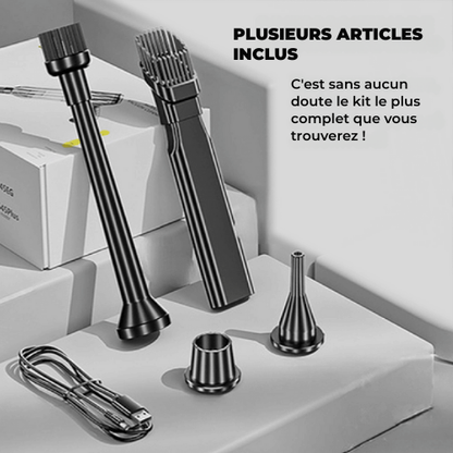 Aspirateur portable MaxJetta™️ + 4 ACCESSOIRES EXCLUSIFS [CADEAU EXCLUSIF]