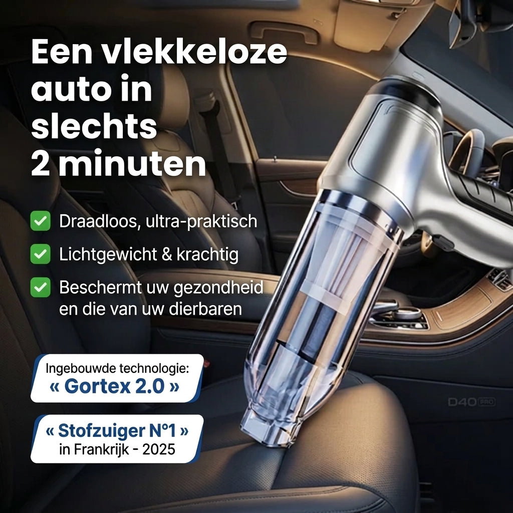 Jetta | Aspirateur Voiture Sans Fil – CleanJet™ D40