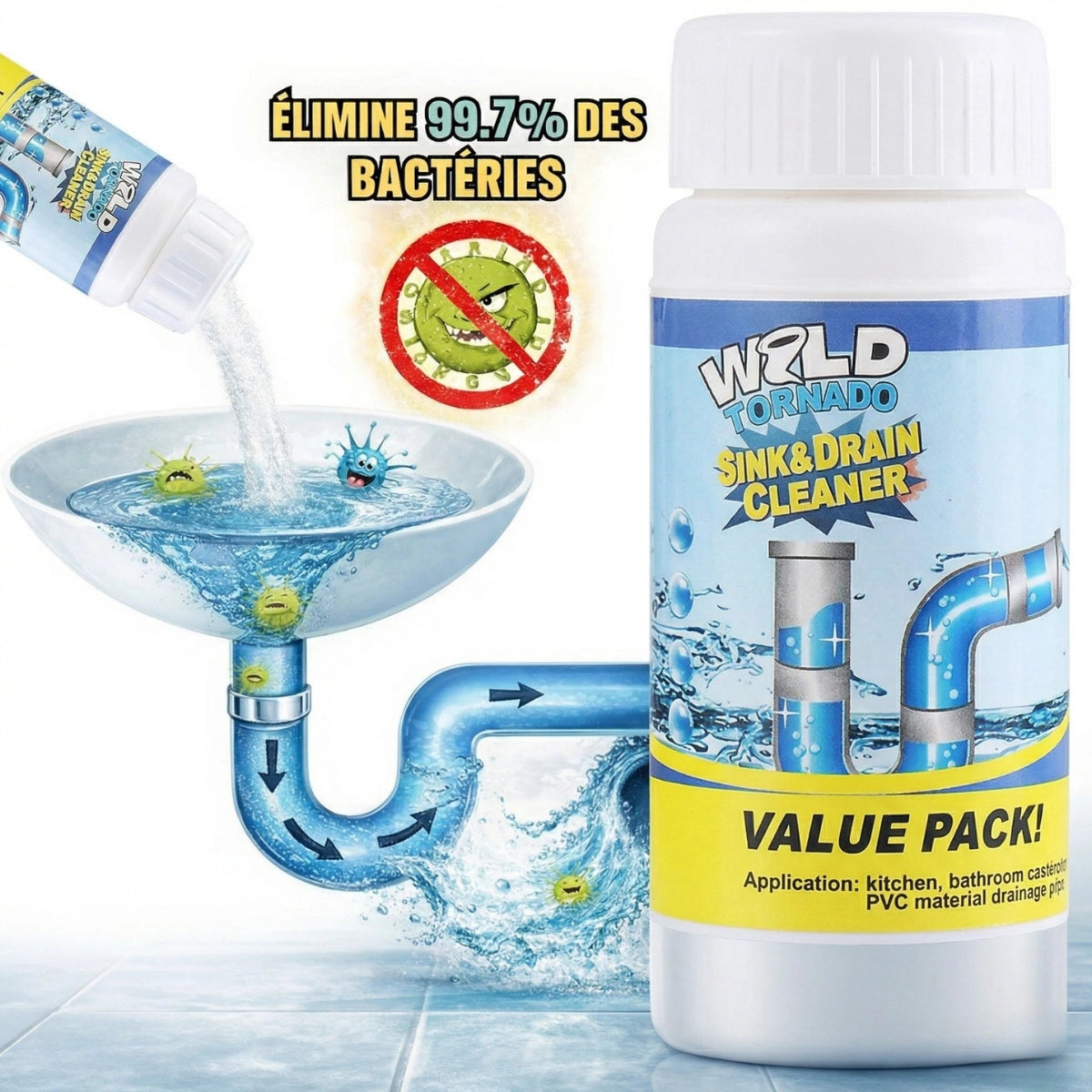 Jetta | Déboucheur Mousse Active – WildTornado™ Pro (OFFRE LIMITÉE)