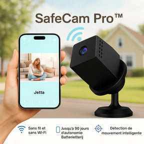 SafeCam Pro™ | Sécurité totale – même sans internet ni électricité