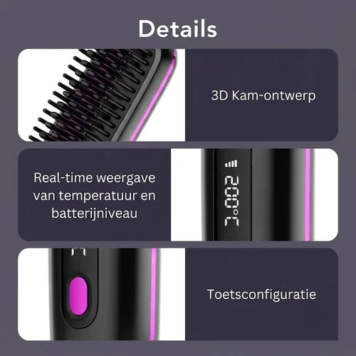 Jetta | Brosse coiffante pour cheveux courts – VolumeLift™