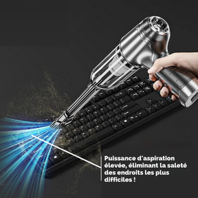 Aspirateur portable MaxJetta™ + 4 ACCESSOIRES EXCLUSIFS [CADEAU EXCLUSIF]