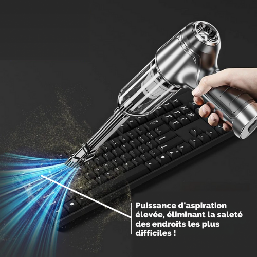 Aspirateur portable MaxJetta™ + 4 ACCESSOIRES EXCLUSIFS [CADEAU EXCLUSIF]