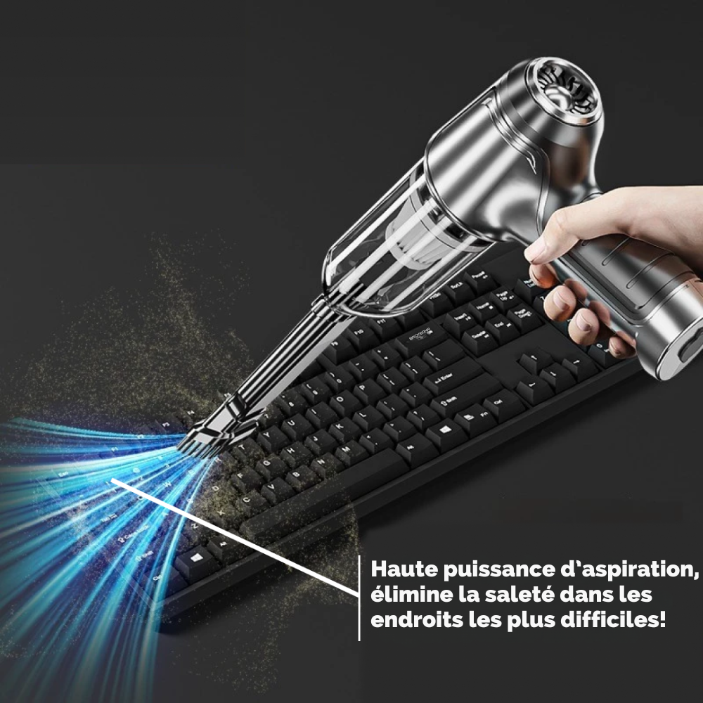 Aspirateur portable MaxJetta™️ + 4 ACCESSOIRES EXCLUSIFS [CADEAU EXCLUSIF]