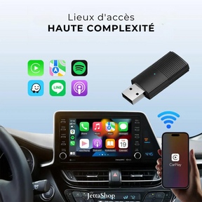 Adaptateur CarPlay/Android Auto sans fil pour multimédia - DriveJetta Mini™