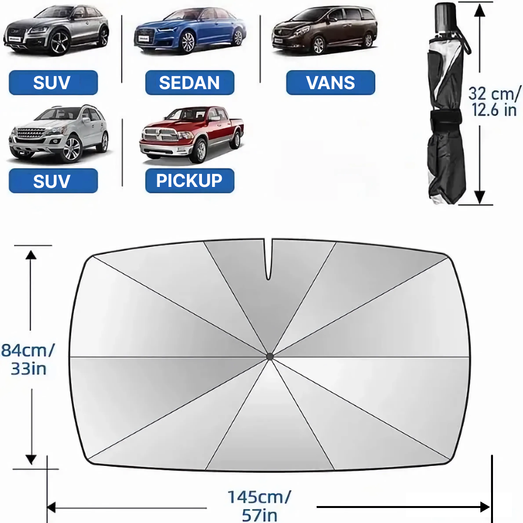 Parapluie de protection automobile - JettaSunCover™ [STOCK LIMITÉ]