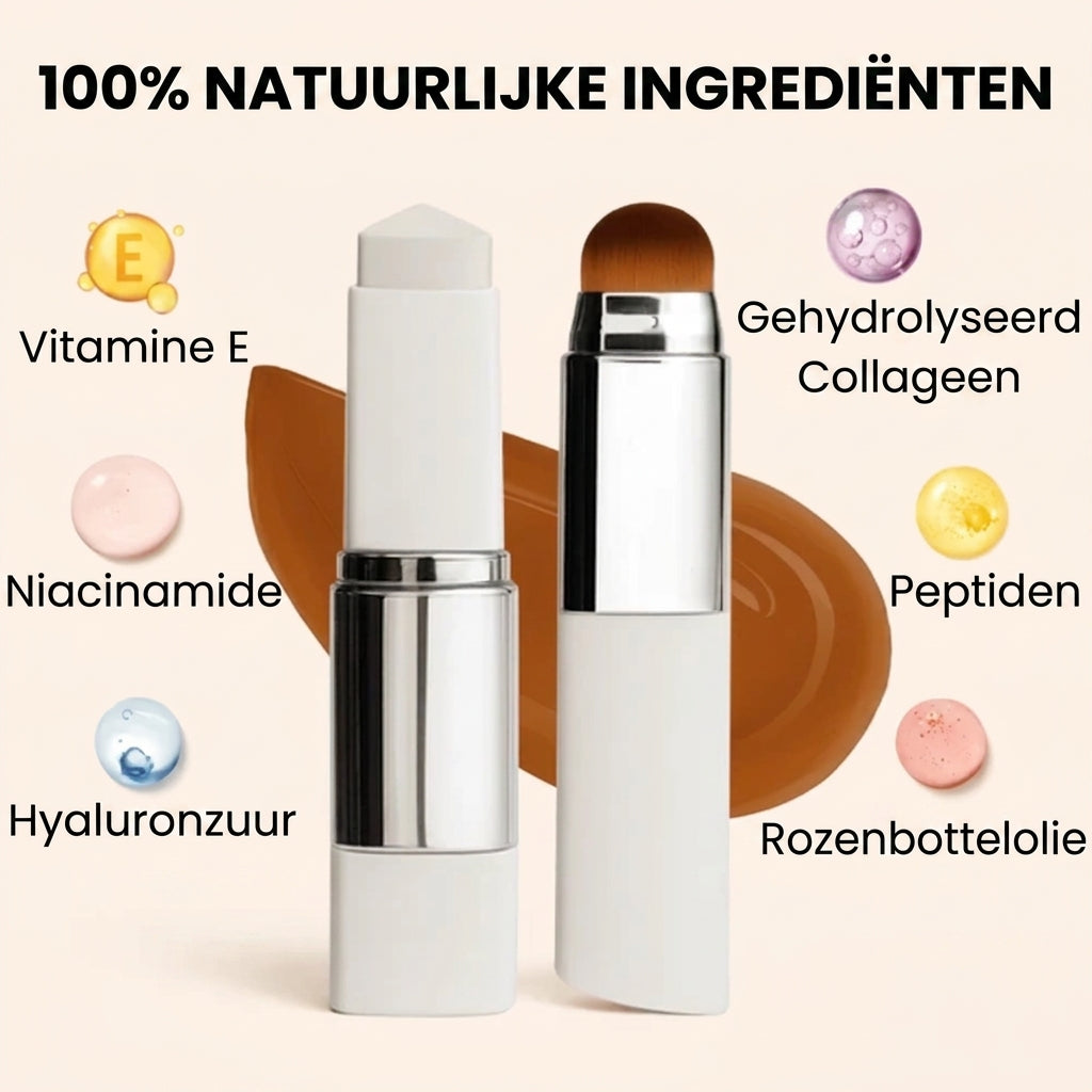 Jetta | Fond de Teint Intelligent – Pinceau Intégré & Pigments Adaptatifs – SkinMatch™