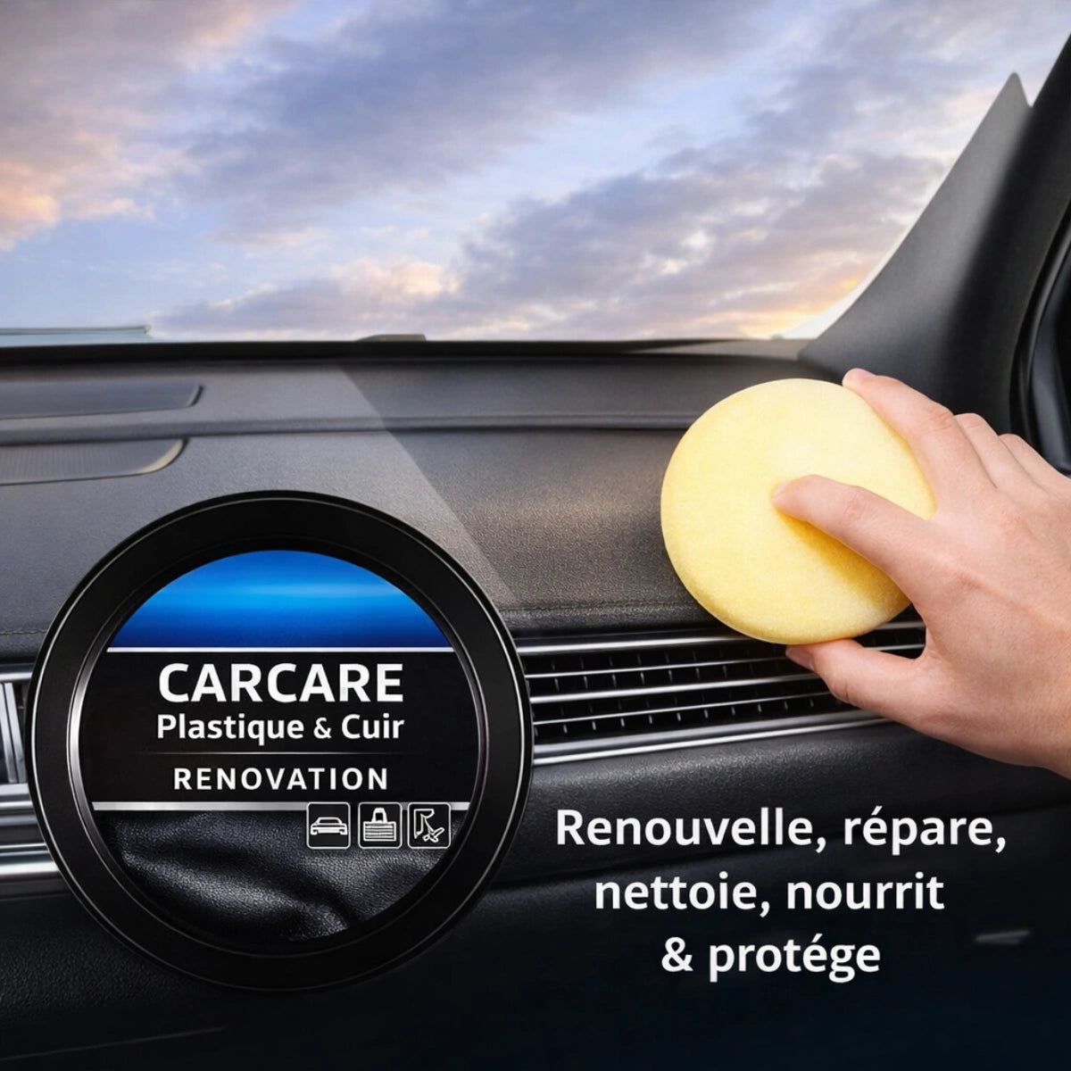 CarCare™ – Crème Rénovatrice Intérieur Auto (Cuir & Plastiques) | ACHETEZ 1, RECEVEZ-EN 2 !