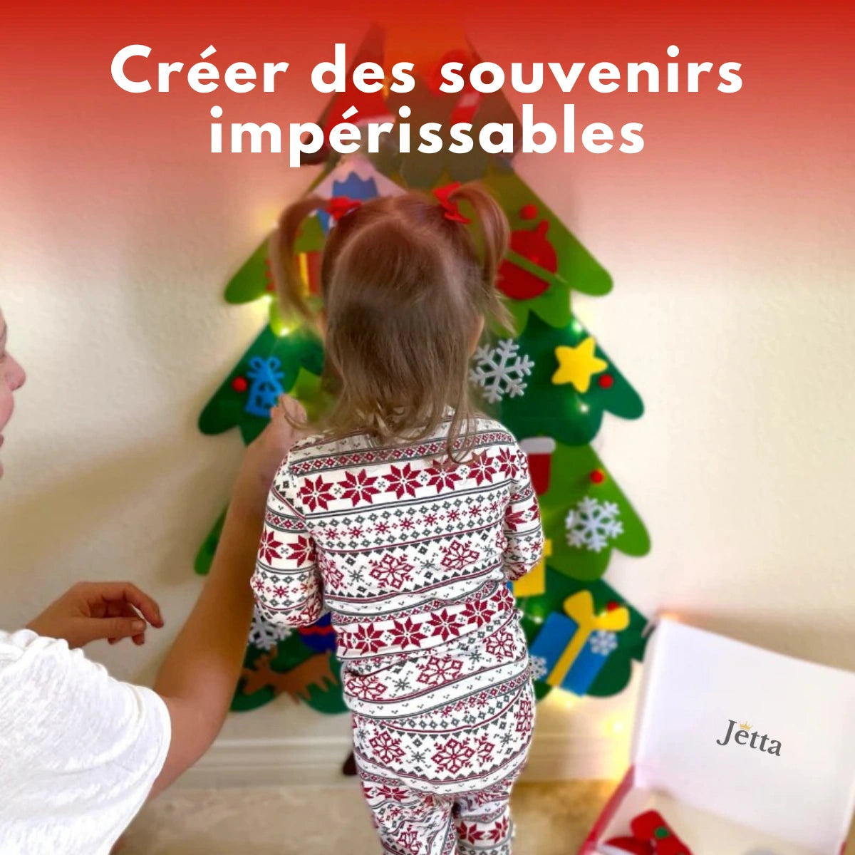 FluffyTree™ | Sapin de Noël en Feutrine Interactif pour Enfants