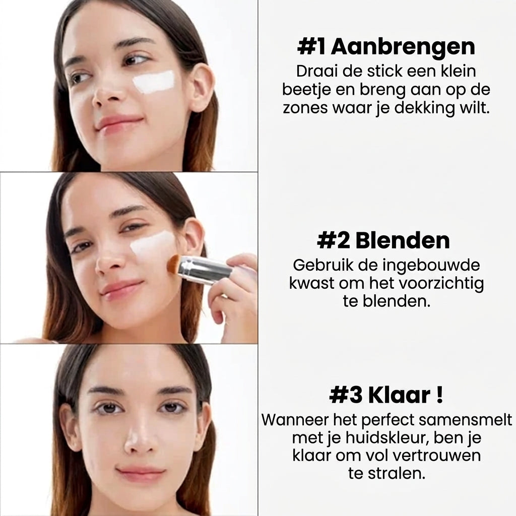 Jetta | Fond de Teint Intelligent – Pinceau Intégré & Pigments Adaptatifs – SkinMatch™