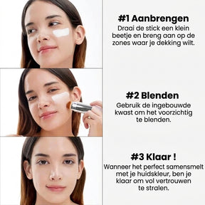Jetta | Fond de Teint Intelligent – Pinceau Intégré & Pigments Adaptatifs – SkinMatch™