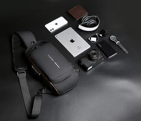 BagShoulder™ – Sac à Bandoulière Antivol avec Code et Port USB [ACHETEZ-EN 1, OBTENEZ-EN 2]