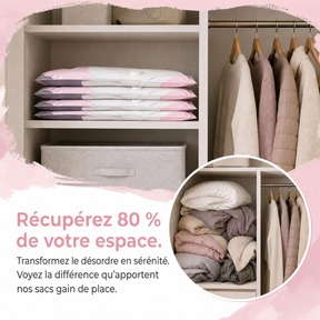 SpaceMax™ | Sacs de Compression 3D Sans Pompe