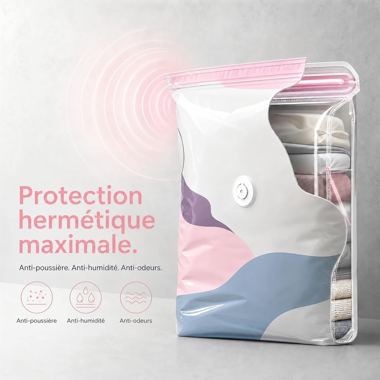 SpaceMax™ | Sacs de Compression 3D Sans Pompe
