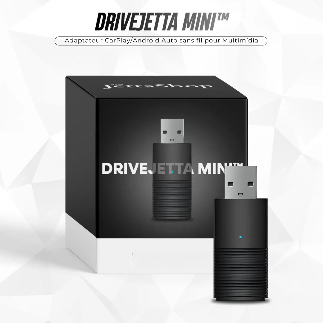 Adaptateur CarPlay/Android Auto sans fil pour multimédia - DriveJetta Mini™